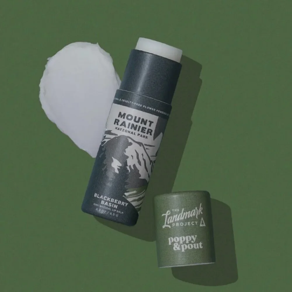 MOUNT RAINIER BLACKBERRY BASIN POPPY & POUT LIP BALM